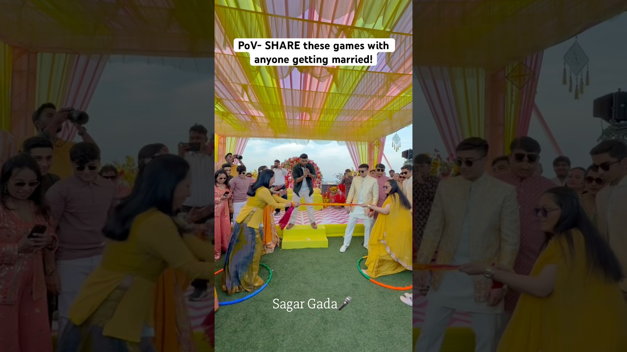 BEST ANCHOR SAGAR GADA | CARNIVAL GAME | DESTINATION WEDDING