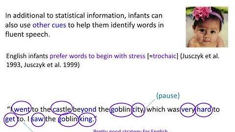 Acquisition of Language 2: Lexical Stress Cues for Speech Segmentation