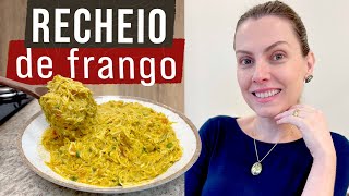 RECHEIO DE FRANGO CREMOSO - PARA USAR EM TUDO (Panqueca, torta, salgado…)