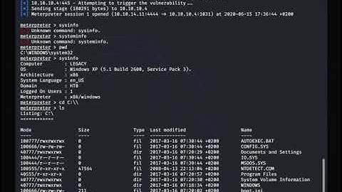Legacy Walkthrough - (HackTheBox)