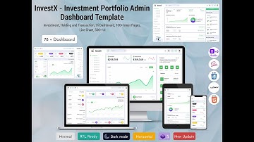 InvestX Admin - Mutual fund Creative Dashboard With Bootstrap Ui Framework