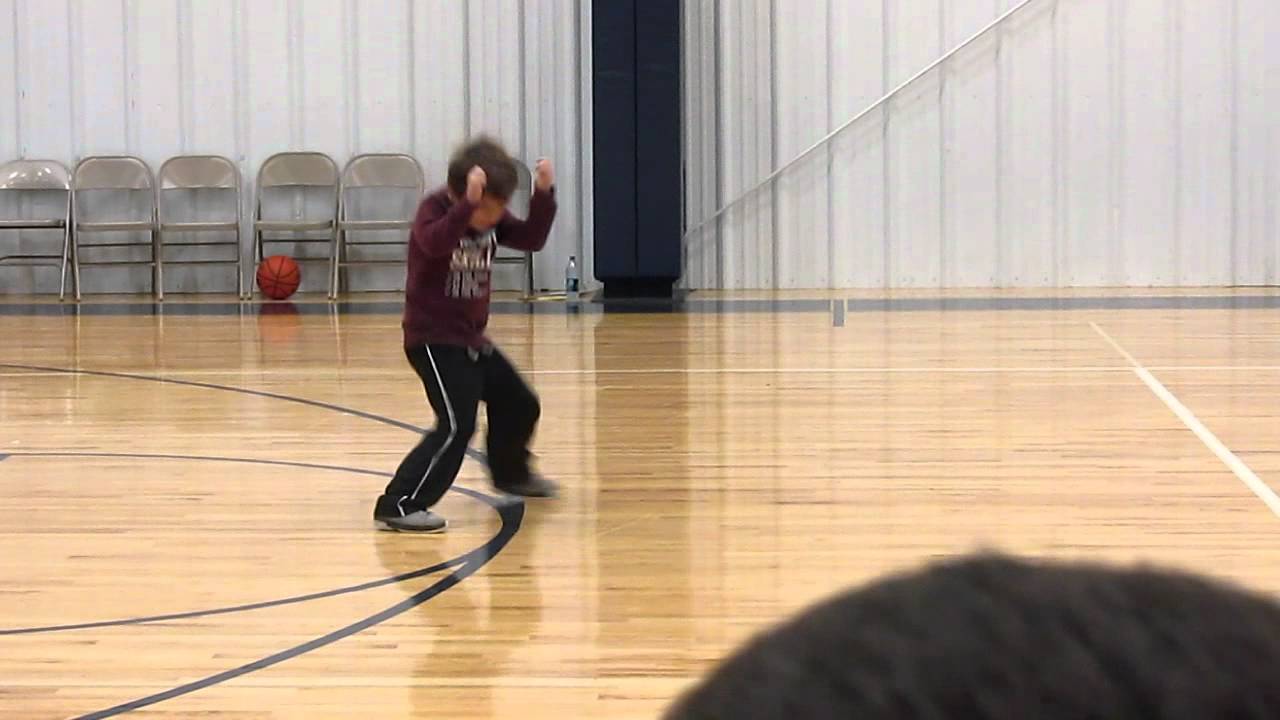 8 Year Old Dancing Basketball Game YouTube