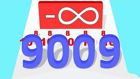 Satisfying mobile game/ Number Master: Run and Merge - number run 3d game video