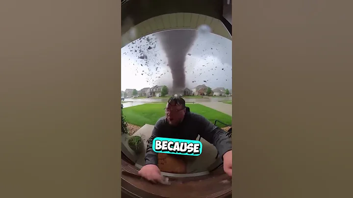 His Mom Locked Him Out of The House During a Tornado 😳 (@AIslop_/X)
