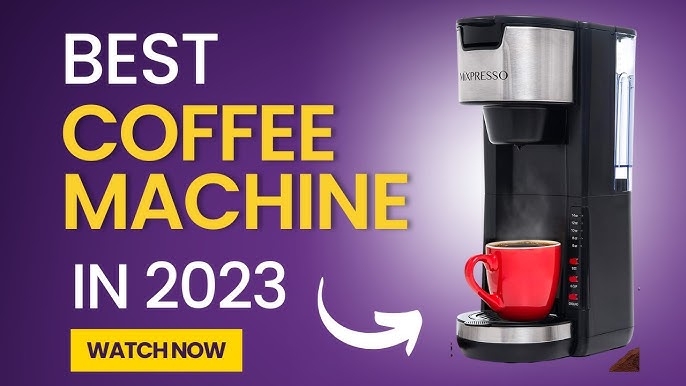 Mixpresso Cafetera personal automática 2 en 1 Grind & Brew, cafetera  automática de una sola porción con molinillo integrado y taza de viaje de  14