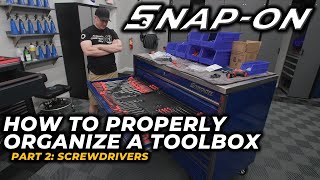 Organizing the SnapOn Epiq with Tool Grid: Part 2  Screwdrivers
