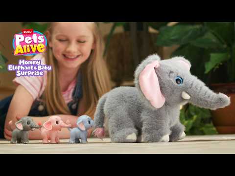 Trunk-Loads of Fun! 🐘 Meet Pets Alive Mommy Elephant & Baby Surprise!