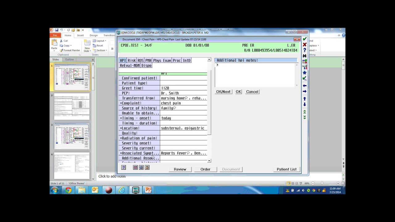 3 history of present illness hpi youtube hpi format