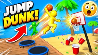 Jump Dunk Gameplay | My CRAZIEST Dunk Ever! 🏀🔥 (Android, iOS) screenshot 5