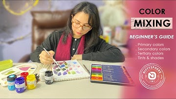 Mixing Primary Colours To Make Secondary Colours And Complementary Colors