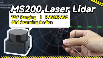 MS200 TOF Lidar 12M Range support ROS ROS2 can be used on UAV/Sweeping robot/Raspberry Pi car