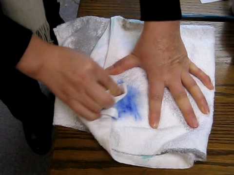 How to Remove Ink and Ball Point pen from Fabric - YouTube