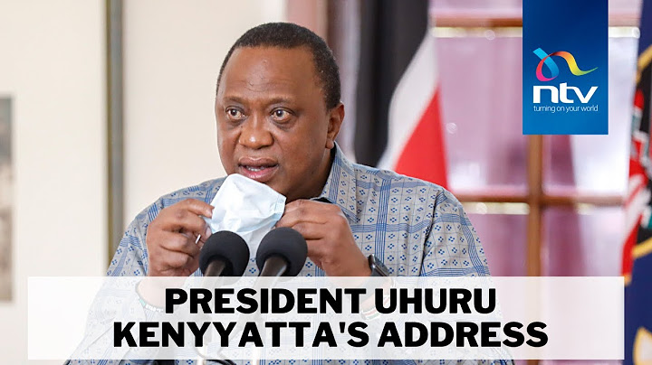 President Uhuru Kenyatta's Address || 27th July 2020