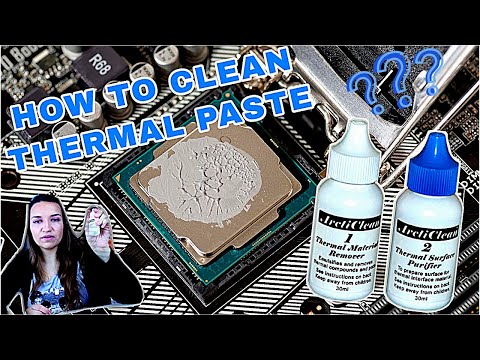 Cleaning Thermal paste on my i7 with ArctiClean