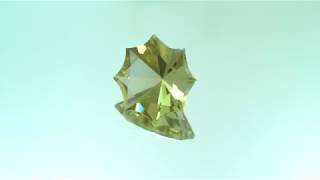 Auffallend Schöner Lemonquarz 39,67 Ct. Im Fancy Rundschliff Aus Brasilien