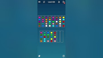 BALL SORT PUZZLE LEVEL 424