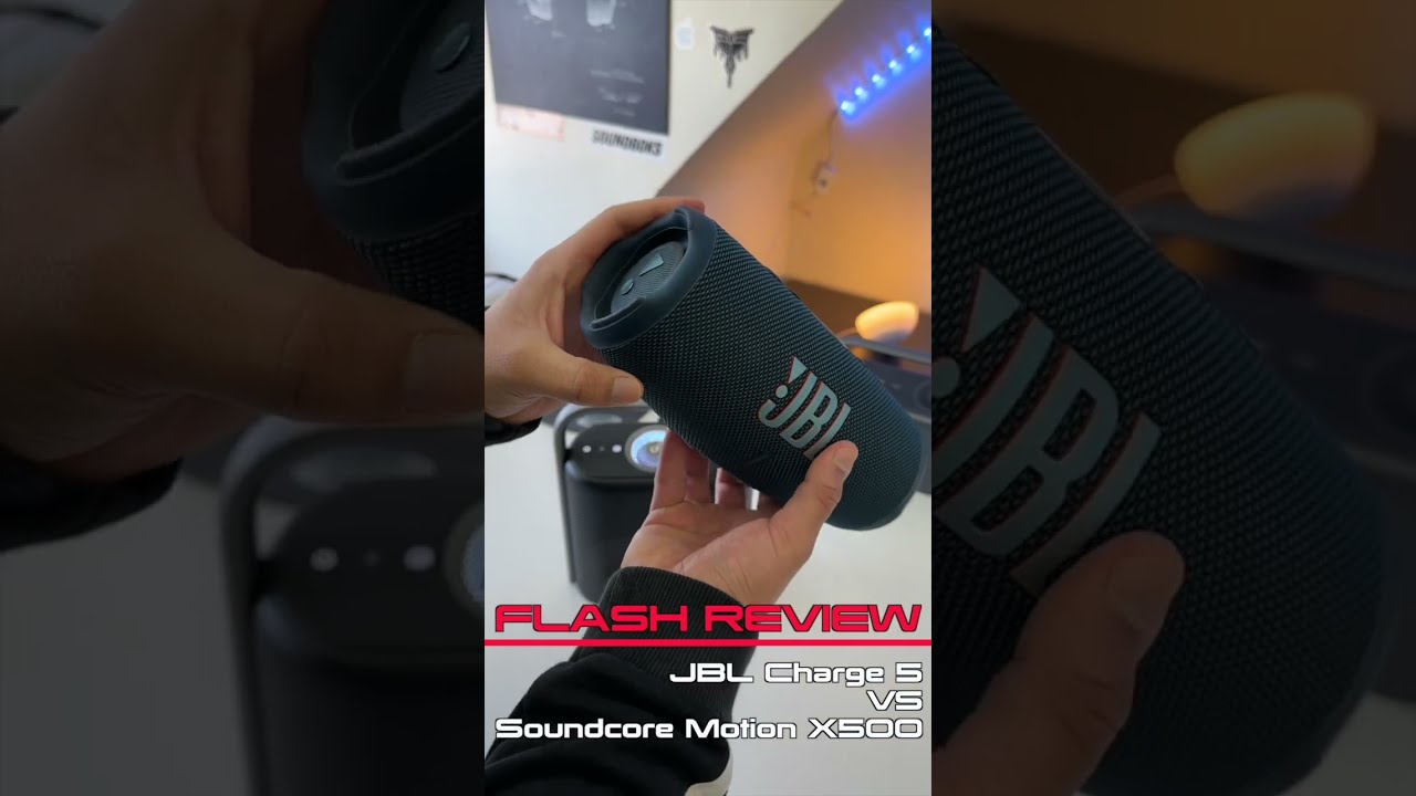 FLASH VERSUS Soundcore Motion X500 VS JBL Charge 5