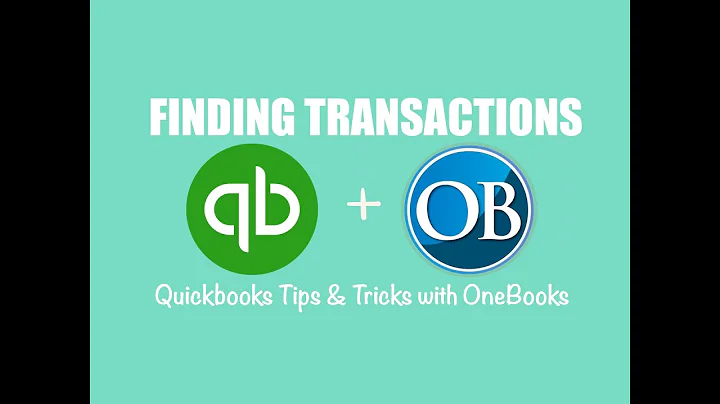 How to Find Transactions in QuickBooks Online