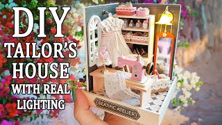 Miniature dollhouse kit Beatific atelier Corner of happiness ー DIY tailor's house ー 幸福工作室