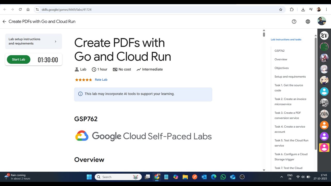 Create PDFs with Go and Cloud Run || Lab Solution || Google Cloud ...
