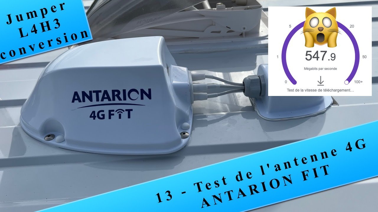 13 Test de l'antenne 4G ANTARION FIT - YouTube