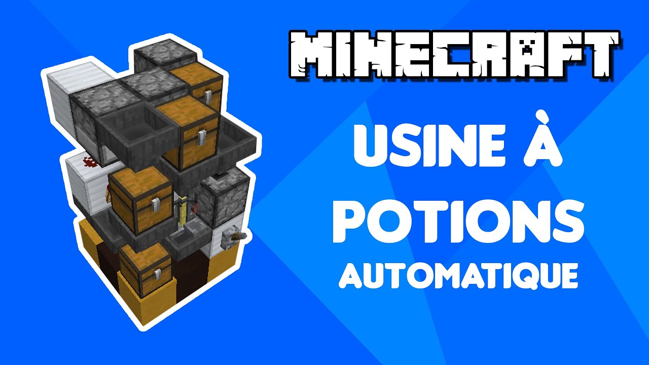 Usine à potions automatique - Redstone [Minecraft 1.10] - YouTube