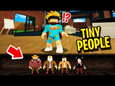 Tiny People SECRETLY LIVED in MY HOUSE in Roblox BROOKHAVEN RP!! (i had no idea)