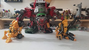 Transformers Studio Series Devastator Crawling and Comparisons