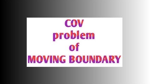 Problem with MOVING BOUNDARY