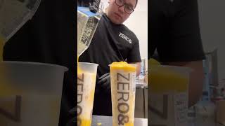 Making 2 drinks at the same time be like… 😂🧋Come try our Coco Mango drink at any ZERO& store! Making 2 drinks at the same time be like… 😂🧋Come try our Coco Mango drink at any ZERO& store!