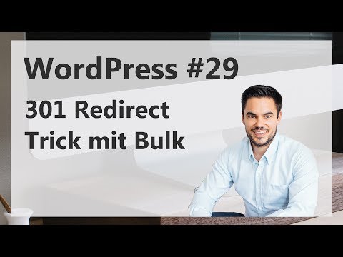301-Weiterleitungen, Redirects im WordPress + mit Bulk Export / WordPress #29