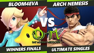DAT MM 314 WINNERS FINALS - Bloom4Eva (Roy, Rosalina) Vs. Arch Nemesis (Ryu) Smash Ultimate - SSBU