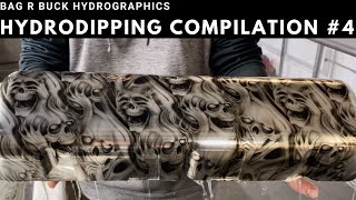 BEST HYDRO DIPPING COMPILATION ON YOUTUBE #4 (Rifle Stocks, Chrome) | BAG R BUCK HYDROGRAPHICS