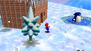 SM64 - Slip n Slide Mode - Frosty Slide for 8 Red Coins