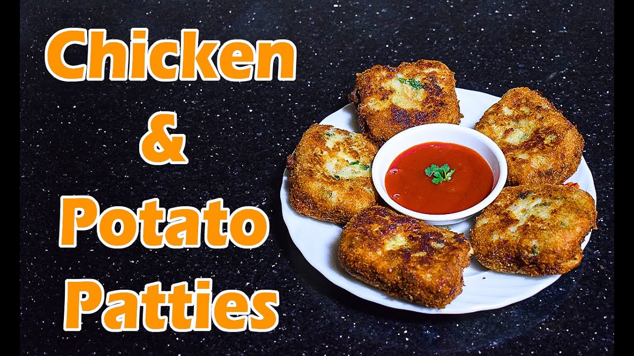 Chicken & Potato Patties recipe - YouTube
