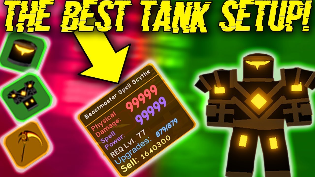 New Best Tank Build In Kings Castle Roblox Dungeon Quest Youtube