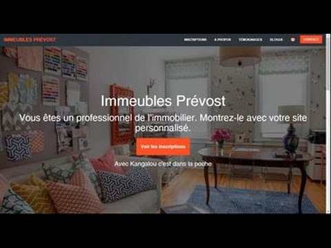 Le site web personnalisé, un service Kangalou pour les propriétaires immobiliers