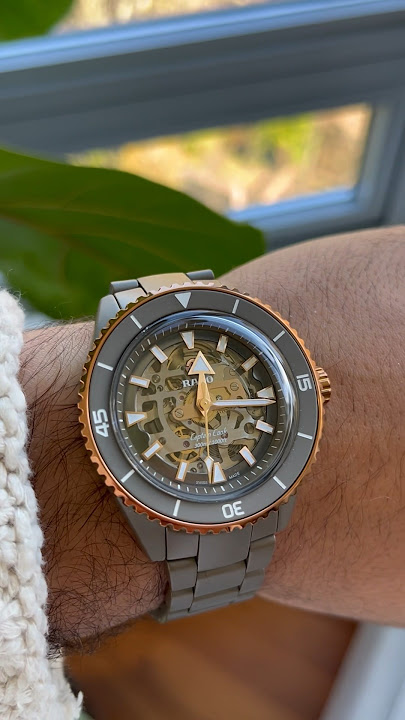 The Rado Captain Cook High-Tech Ceramic Skeleton 🤯⏱️ #watch
