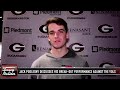 Jack Podlesny talks his big game against Tennessee