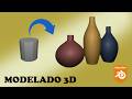 Modelando Jarrones en Blender!! / Time Lapse