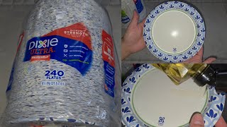 Costco Sale Item Review Dixie Ultra Strength Max Shield MaxShield Technology Disposable Paper Plates