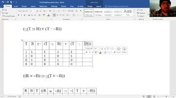 Introducing Truth Tables