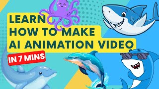How to Make AI Animation Video in 7 MINUTES  MAKE MONEY IN 2024