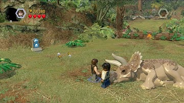 LEGO Jurassic World - Triceratops Recovery - Free Play (1080p60HD)
