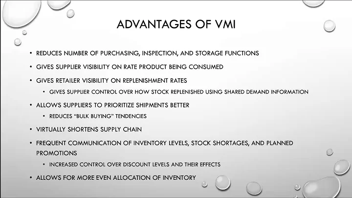 Supply Chain Basics: Vendor Managed Inventory (VMI)