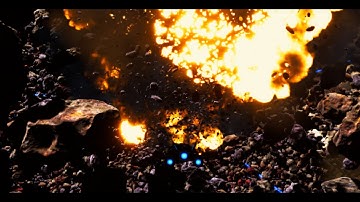 The Asteroid Belt - explosions update (Unity HDRP + ECS Physics + VFX Graph)