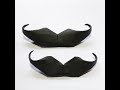 Origami mustache  origami for beginners