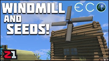 The Hunt for SEEDS and Building a Windmill ! Eco Ep. 6 | Z1 Gaming