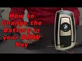 How to Change the Battery in your BMW Key [ENG SUB]