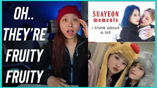 suayeon moments i think about a lot reaction (they invented girlfriends)✨